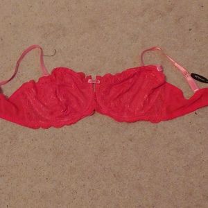 40G Red and Pink lace Adore Me Bra